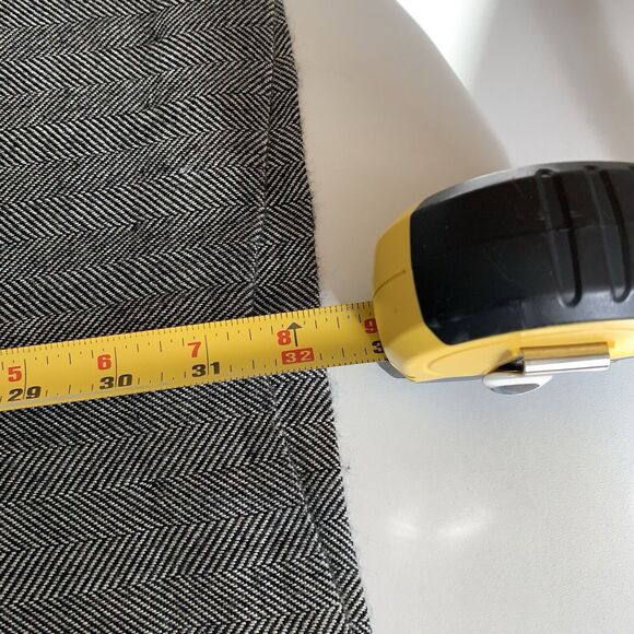 Nygard Collection Dress Slacks Womens 16 Herringbone Tweed Gray Wide Leg Pleated - Picture 10 of 11